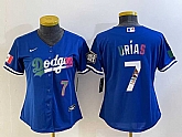 Women's Los Angeles Dodgers #7 Julio Urias Blue 2020 World Series Cool Base Nike Jersey5,baseball caps,new era cap wholesale,wholesale hats