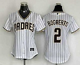 Women's San Diego Padres #2 Xander Bogaerts White Cool Base Stitched Baseball Jersey,baseball caps,new era cap wholesale,wholesale hats