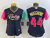 Women's San Diego Padres #44 Joe Musgrove Black 2022 City Connect Cool Base Stitched Jersey,baseball caps,new era cap wholesale,wholesale hats