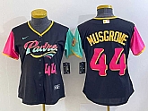 Women's San Diego Padres #44 Joe Musgrove Number Black 2022 City Connect Cool Base Stitched Jersey,baseball caps,new era cap wholesale,wholesale hats