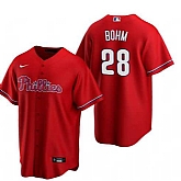 Youth Philadelphia Phillies #28 Alec Bohm Red Alternate Stitched Jersey Dzhi,baseball caps,new era cap wholesale,wholesale hats