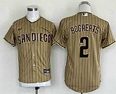 Youth San Diego Padres #2 Xander Bogaerts Grey Cool Base Stitched Baseball Jersey,baseball caps,new era cap wholesale,wholesale hats