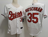 Men's Baltimore Orioles #35 Adley Rutschman White Stitched Flex Base Nike Jersey,baseball caps,new era cap wholesale,wholesale hats
