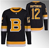 Men's Boston Bruins #12 Kevin Shattenkirk Black Home Breakaway Stitched Jersey,baseball caps,new era cap wholesale,wholesale hats