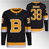 Men's Boston Bruins #38 Patrick Brown Black Home Breakaway Stitched Jersey,baseball caps,new era cap wholesale,wholesale hats