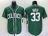 Men's Boston Celtics #33 Larry Bird  Green Stitched Baseball Jersey,baseball caps,new era cap wholesale,wholesale hats