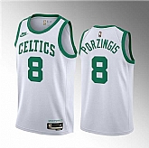Men's Boston Celtics #8 Kristaps Porzingis White 2023 Draft Association Edition Stitched Basketball Jersey Dzhi ,baseball caps,new era cap wholesale,wholesale hats
