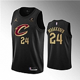 Men's Cleveland Cavaliers #24 Lauri Markkanen Black Statement Edition Stitched Basketball Jersey Dzhi,baseball caps,new era cap wholesale,wholesale hats