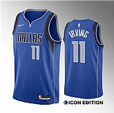 Men's Dallas Mavericks #11 Kyrie Irving Blue Icon Edition Stitched Basketball Jersey Dzhi ,baseball caps,new era cap wholesale,wholesale hats