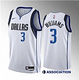 Men's Dallas Mavericks #3 Grant Williams White Association Edition Stitched Basketball Jersey Dzhi ,baseball caps,new era cap wholesale,wholesale hats