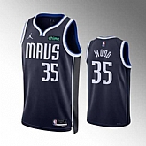 Men's Dallas Mavericks #35 Christian Wood Navy Statement Edition Stitched Basketball Jersey Dzhi,baseball caps,new era cap wholesale,wholesale hats