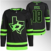 Men's Dallas Stars #18 Sam Steel Black Stitched Jersey,baseball caps,new era cap wholesale,wholesale hats