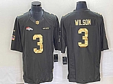 Men's Denver Broncos #3 Russell Wilson Green Gold Salute To Service Stitched Nike Limited Jersey,baseball caps,new era cap wholesale,wholesale hats
