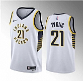 Men's Indiana Pacers #21 Isaiah Wong White 2023 Draft Association Edition Stitched Basketball Jersey Dzhi ,baseball caps,new era cap wholesale,wholesale hats