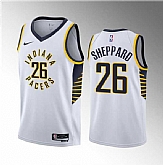 Men's Indiana Pacers #26 Ben Sheppard White 2023 Draft Association Edition Stitched Basketball Jersey Dzhi ,baseball caps,new era cap wholesale,wholesale hats