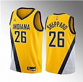 Men's Indiana Pacers #26 Ben Sheppard Yellow 2023 Draft Statement Edition Stitched Basketball Jersey Dzhi ,baseball caps,new era cap wholesale,wholesale hats