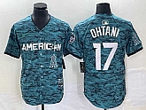 Men's Los Angeles Angels #17 Shohei Ohtani Teal 2023 All Star Cool Base Stitched Jersey,baseball caps,new era cap wholesale,wholesale hats