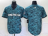 Men's Los Angeles Angels Blank Teal 2023 All Star Cool Base Stitched Jersey