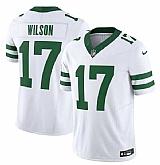 Men's New York Jets #17 Garrett Wilson White 2023 F.U.S.E. Vapor Limited Throwback Stitched Football Jersey,baseball caps,new era cap wholesale,wholesale hats