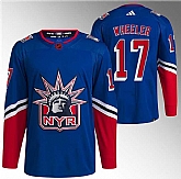 Men's New York Rangers #17 Blake Wheeler Blue Reverse Retro Stitched Jersey,baseball caps,new era cap wholesale,wholesale hats