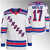 Men's New York Rangers #17 Blake Wheeler White Stitched Jersey,baseball caps,new era cap wholesale,wholesale hats