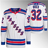 Men's New York Rangers #32 Jonathan Quick White Stitched Jersey,baseball caps,new era cap wholesale,wholesale hats