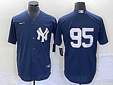 Men's New York Yankees #95 Oswaldo Cabrera Navy Blue Cool Base Stitched Baseball Jersey,baseball caps,new era cap wholesale,wholesale hats