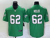 Men's Philadelphia Eagles #62 Jason Kelce Green 2023 Vapor Limited Throwback Jersey,baseball caps,new era cap wholesale,wholesale hats