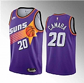 Men's Phoenix Suns #20 Toumani Camara Purple 2023 Draft Classic Edition Stitched Basketball Jersey Dzhi ,baseball caps,new era cap wholesale,wholesale hats