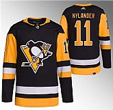 Men's Pittsburgh Penguins #11 Alex Nylander Black Stitched Jersey1,baseball caps,new era cap wholesale,wholesale hats