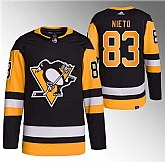 Men's Pittsburgh Penguins #83 Matt Nieto Black Stitched Jersey