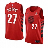 Men's Portland Trail Blazers #27 Jusuf Nurkic 2022-23 Red Statement Edition Swingman Stitched Basketball Jersey Dzhi