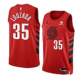 Men's Portland Trail Blazers #35 Didi Louzada 2022-23 Red Statement Edition Swingman Stitched Basketball Jersey Dzhi