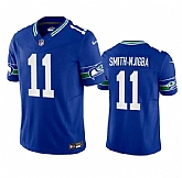 Men's Seattle Seahawks #11 Jaxon Smith-Njigba Royal 2023 F.U.S.E. Vapor Limited Throwback Stitched Jersey,baseball caps,new era cap wholesale,wholesale hats