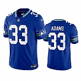 Men's Seattle Seahawks #33 Jamal Adams Royal 2023 F.U.S.E. Vapor Limited Throwback Stitched Jersey,baseball caps,new era cap wholesale,wholesale hats