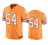 Men's Tampa Bay Buccaneers #54 Lavonte David Orange Throwback Limited Stitched Jersey,baseball caps,new era cap wholesale,wholesale hats