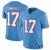 Men's Tennessee Titans #17 Ryan Tannehill Light Blue 2023 F.U.S.E. Vapor Limited Throwback Stitched Football Jersey,baseball caps,new era cap wholesale,wholesale hats