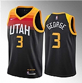 Men's Utah Jazz #3 Keyonte George Black 2023 Draft City Edition Stitched Basketball Jersey Dzhi ,baseball caps,new era cap wholesale,wholesale hats