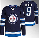 Men's Winnipeg Jets #9 Alex Iafallo Navy Stitched Jersey,baseball caps,new era cap wholesale,wholesale hats