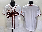 Men's Baltimore Orioles White Cool Base Stitched Baseball Jersey,baseball caps,new era cap wholesale,wholesale hats