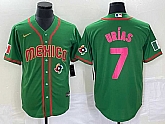 Men's Mexico Baseball #7 Julio Urias 2023 Green World Classic Stitched Jersey2,baseball caps,new era cap wholesale,wholesale hats