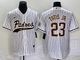 Men's San Diego Padres #23 Fernando Tatis Jr. White Cool Base Stitched Baseball Jersey,baseball caps,new era cap wholesale,wholesale hats
