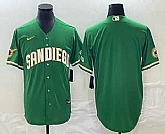 Men's San Diego Padres Blank Green Cool Base Stitched Baseball Jersey,baseball caps,new era cap wholesale,wholesale hats