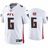 Men & Women & Youth Atlanta Falcons #6 Younghoe Koo New White Vapor Untouchable Limited Stitched Jersey
