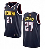 Men's Denver Nuggets #27 Jamal Murray Navy 2023 Finals Champions Icon Edition Stitched Basketball Jersey,baseball caps,new era cap wholesale,wholesale hats