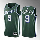 Men's Detroit Pistons #9 Ausar Thompson Green 2023 Draft City Edition Stitched Basketball Jersey,baseball caps,new era cap wholesale,wholesale hats