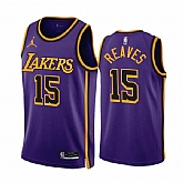 Men's Los Angeles Lakers #15 Austin Reaves 2022-23 Purple Statement Edition Stitched Basketball Jersey,baseball caps,new era cap wholesale,wholesale hats