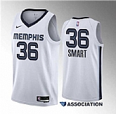 Men's Memphis Grizzlies #36 Marcus Smart White 2023 Draft Association Edition Stitched Basketball Jersey,baseball caps,new era cap wholesale,wholesale hats