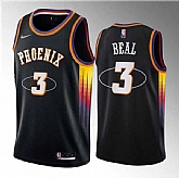 Men's Phoenix Suns #3 Bradley Beal Black Statement Edition Stitched Basketball Jersey,baseball caps,new era cap wholesale,wholesale hats