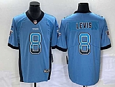 Men's Tennessee Titans #8 Will Levis Blue Drift Fashion Color Rush Limited Stitched Jersey,baseball caps,new era cap wholesale,wholesale hats